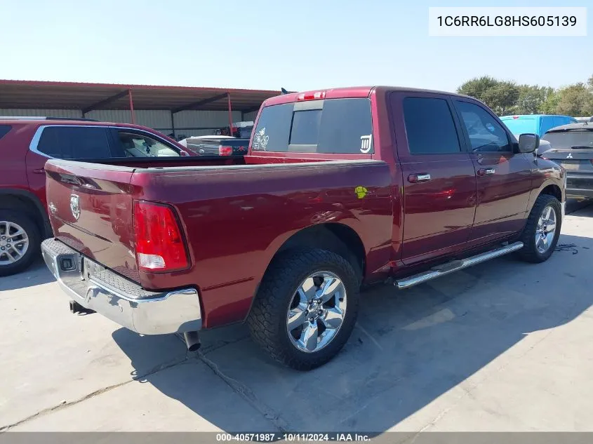 2017 Ram 1500 Lone Star 4X2 5'7 Box VIN: 1C6RR6LG8HS605139 Lot: 40571987