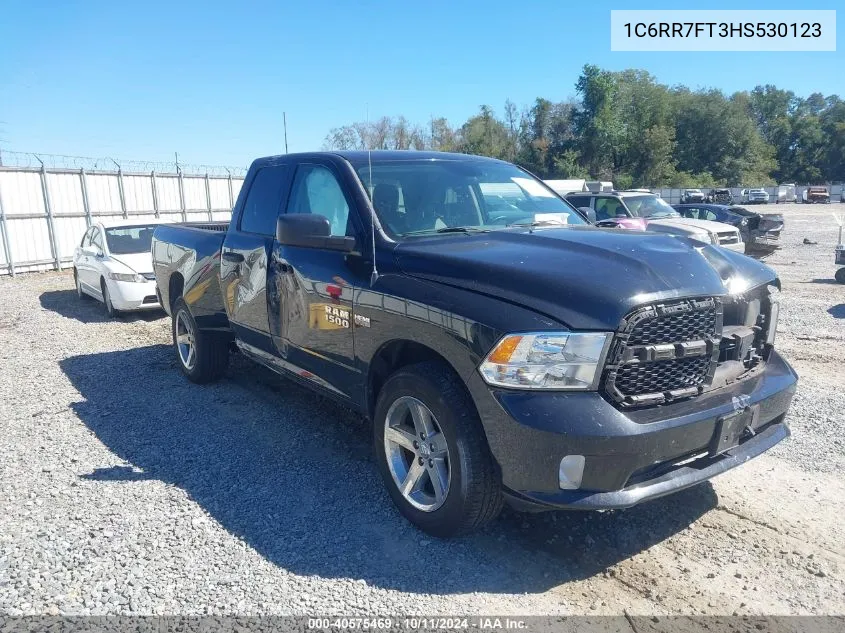 2017 Ram 1500 Express 4X4 6'4 Box VIN: 1C6RR7FT3HS530123 Lot: 40575469