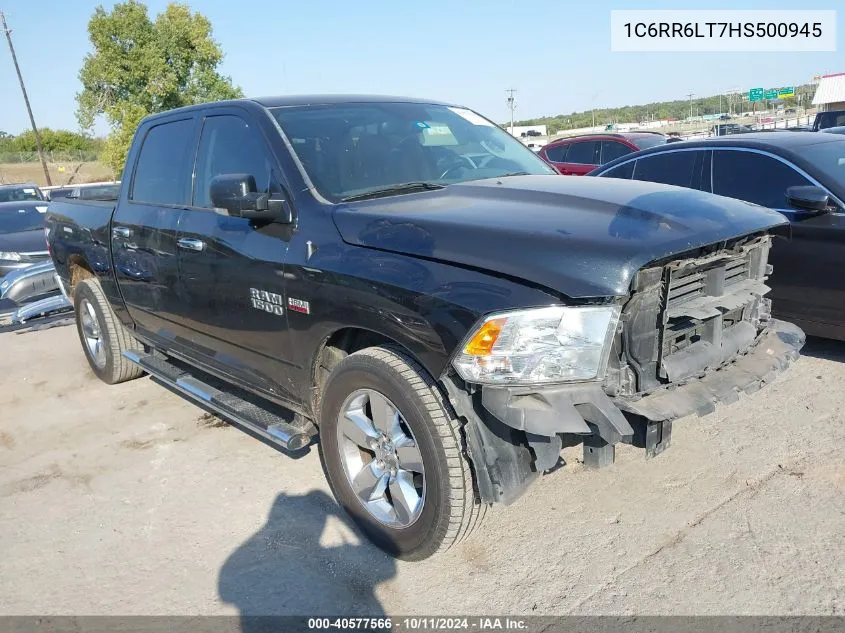 2017 Ram 1500 Slt VIN: 1C6RR6LT7HS500945 Lot: 40577566