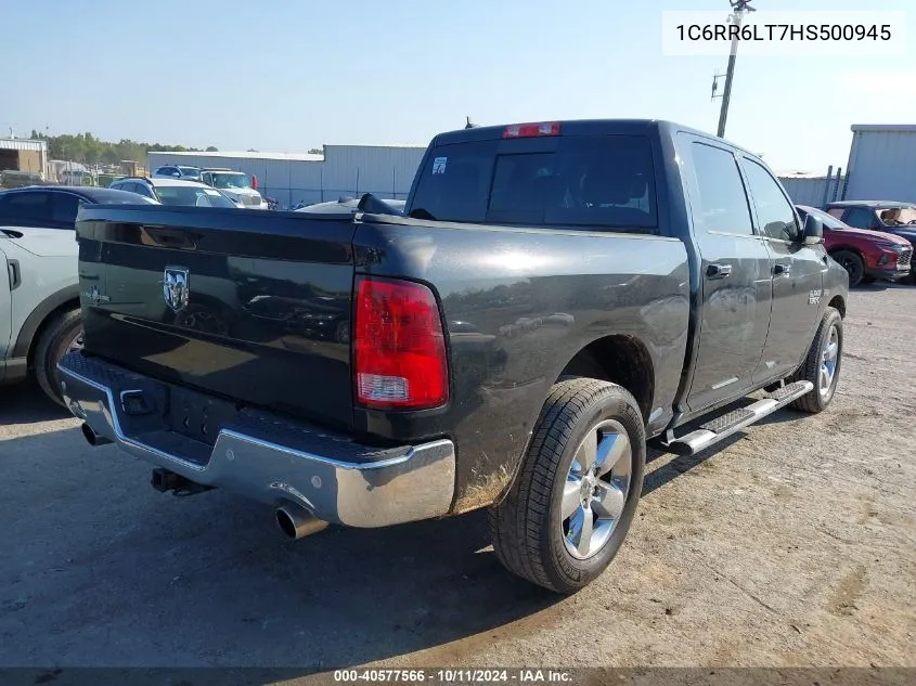 2017 Ram 1500 Slt VIN: 1C6RR6LT7HS500945 Lot: 40577566