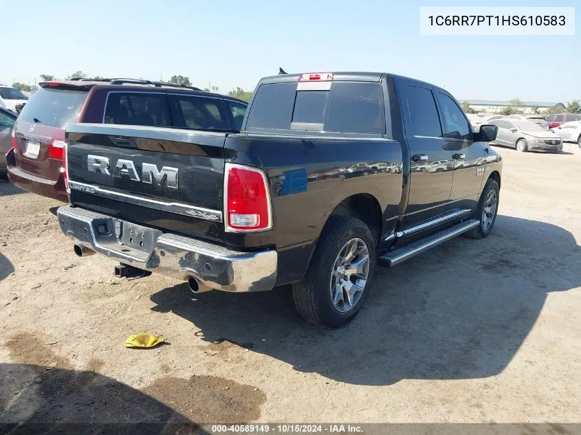 2017 Ram 1500 Limited 4X4 5'7 Box VIN: 1C6RR7PT1HS610583 Lot: 40589149