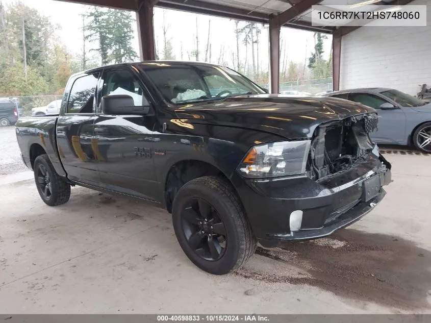 2017 Ram 1500 St VIN: 1C6RR7KT2HS748060 Lot: 40598833