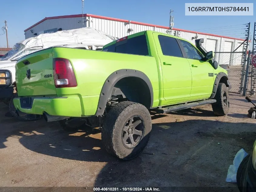 2017 Ram 1500 Sport VIN: 1C6RR7MT0HS784441 Lot: 40610281