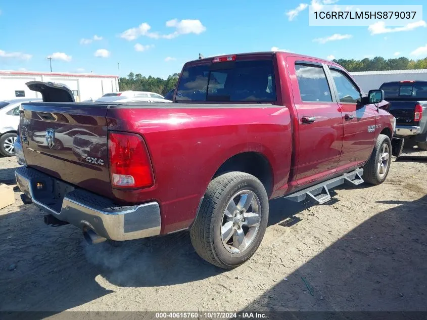 2017 Ram 1500 Big Horn 4X4 5'7 Box VIN: 1C6RR7LM5HS879037 Lot: 40615760