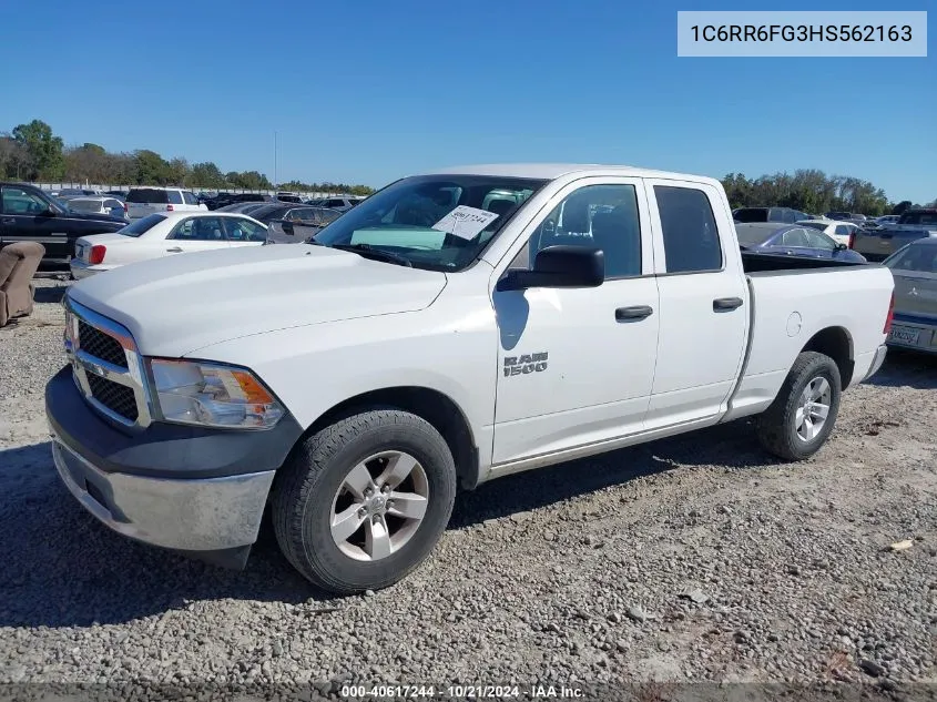 2017 Ram 1500 Tradesman 4X2 6'4 Box VIN: 1C6RR6FG3HS562163 Lot: 40617244