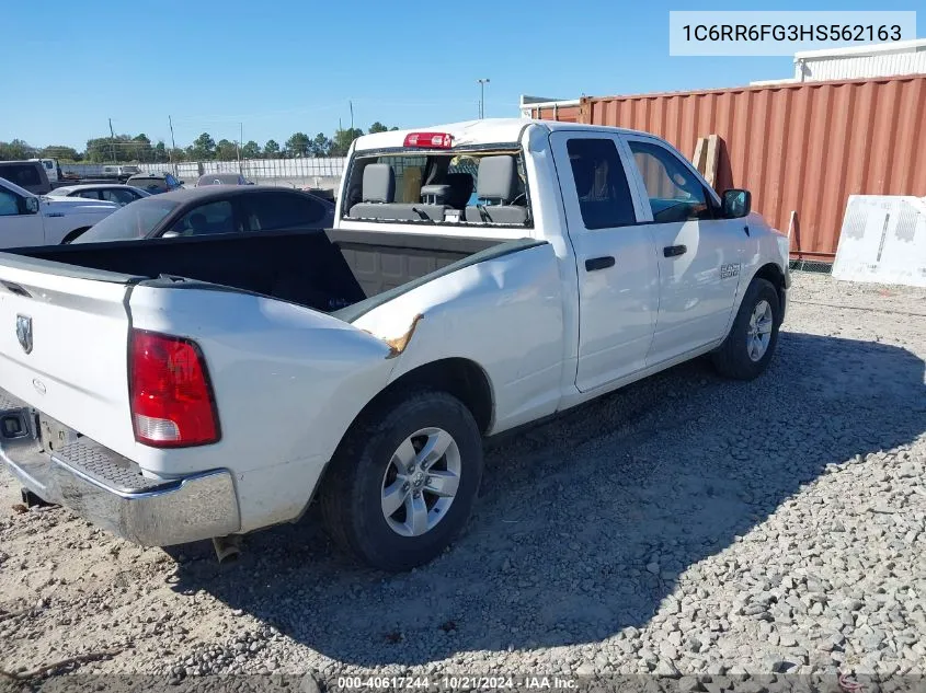 2017 Ram 1500 Tradesman 4X2 6'4 Box VIN: 1C6RR6FG3HS562163 Lot: 40617244