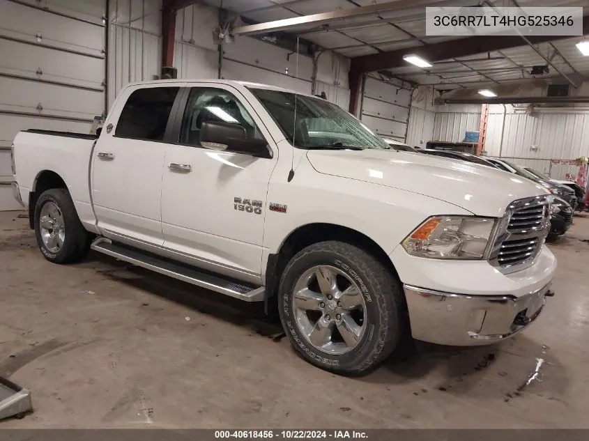 2017 Ram 1500 Big Horn 4X4 5'7 Box VIN: 3C6RR7LT4HG525346 Lot: 40618456