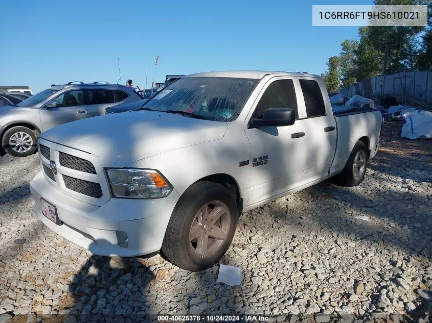 2017 Ram 1500 Express 4X2 6'4 Box VIN: 1C6RR6FT9HS610021 Lot: 40625378