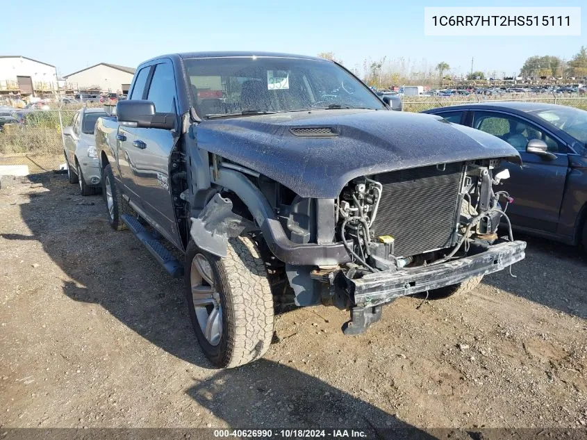 2017 Ram 1500 Sport VIN: 1C6RR7HT2HS515111 Lot: 40626990