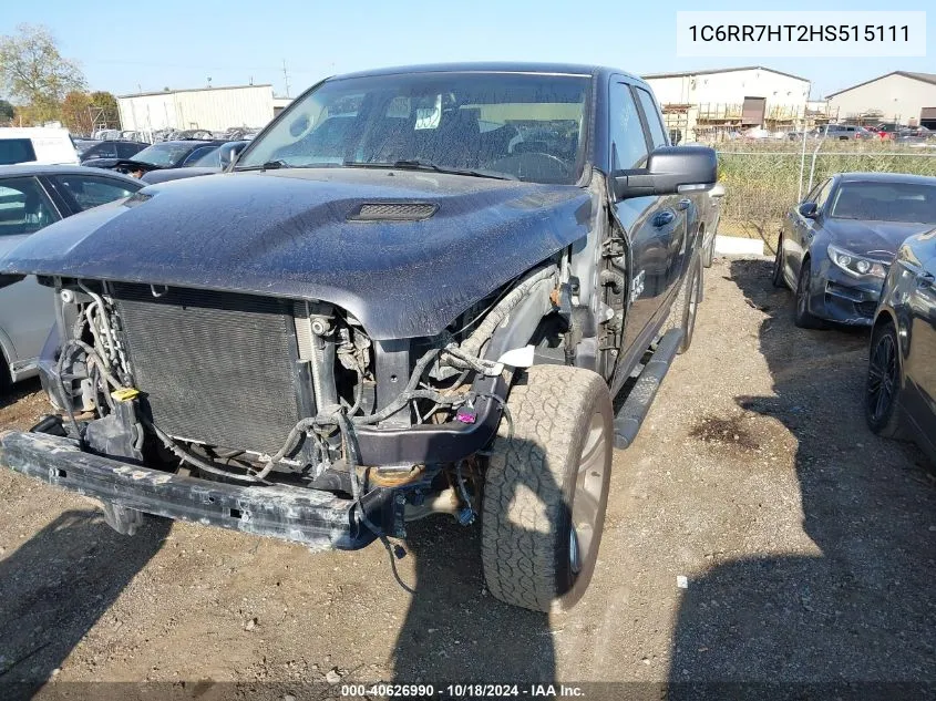 2017 Ram 1500 Sport VIN: 1C6RR7HT2HS515111 Lot: 40626990