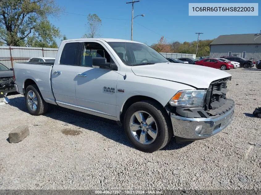 2017 Ram 1500 Slt VIN: 1C6RR6GT6HS822003 Lot: 40627297