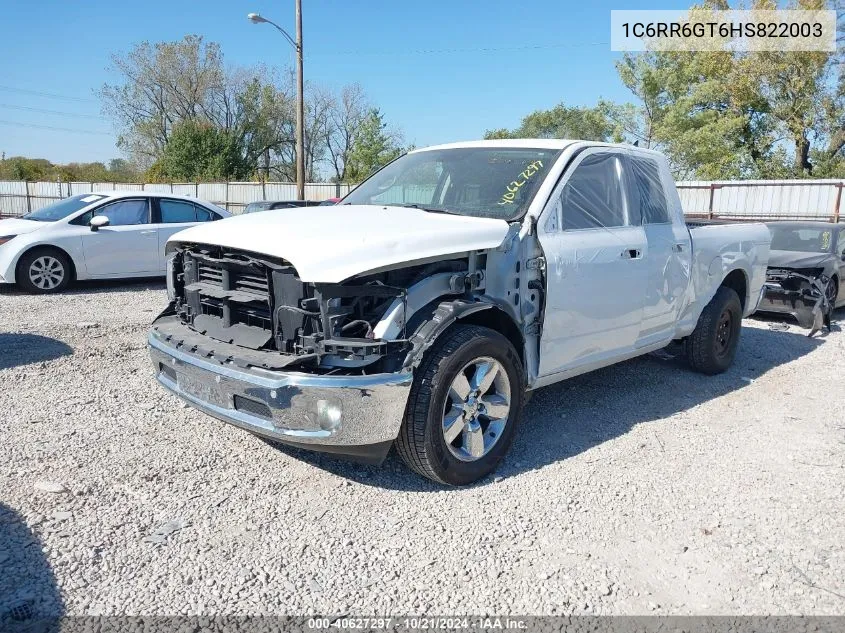 2017 Ram 1500 Slt VIN: 1C6RR6GT6HS822003 Lot: 40627297