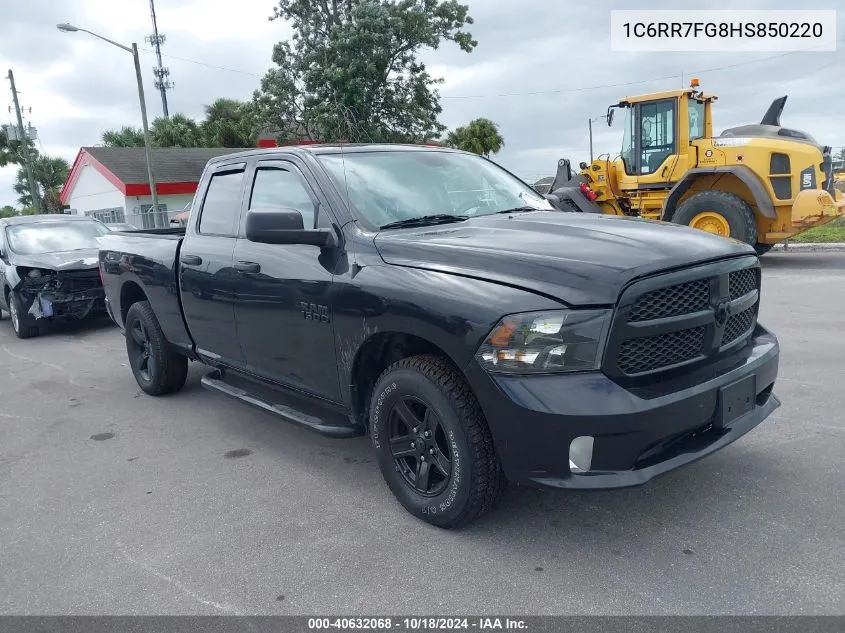 2017 Ram 1500 Express 4X4 6'4 Box VIN: 1C6RR7FG8HS850220 Lot: 40632068