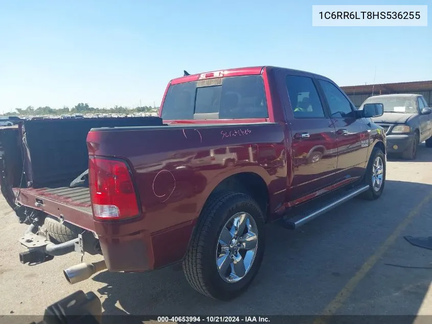 2017 Ram 1500 Lone Star 4X2 5'7 Box VIN: 1C6RR6LT8HS536255 Lot: 40653994