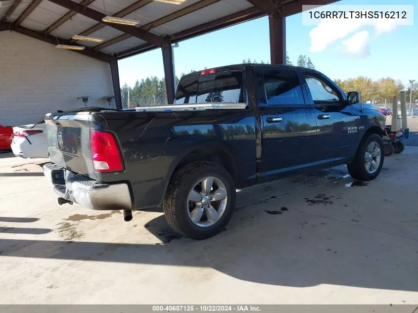 2017 Ram 1500 Slt VIN: 1C6RR7LT3HS516212 Lot: 40657125