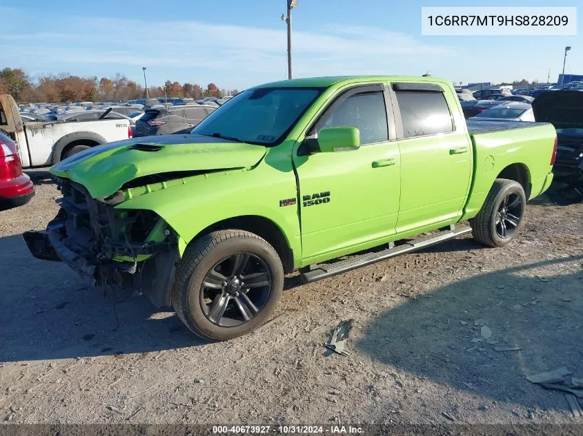 2017 Ram 1500 Sport 4X4 5'7 Box VIN: 1C6RR7MT9HS828209 Lot: 40673927