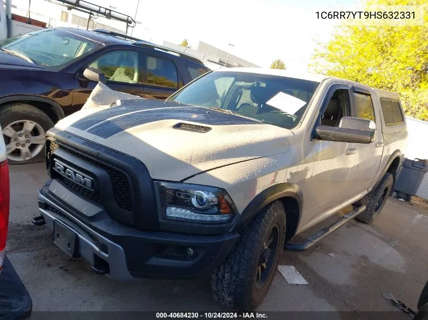 2017 Ram 1500 Rebel VIN: 1C6RR7YT9HS632331 Lot: 40684230