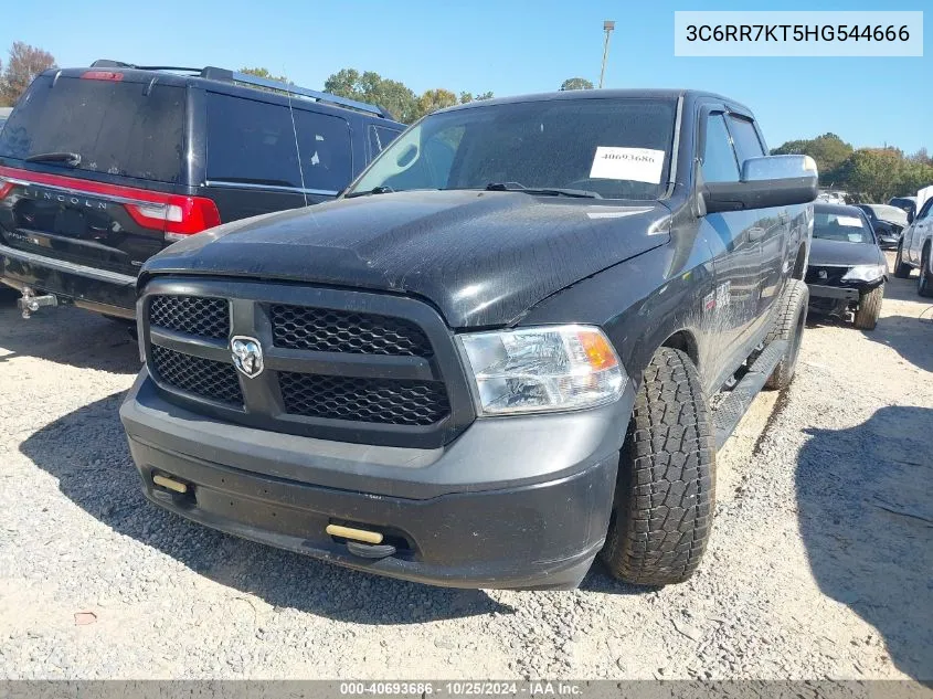 2017 Ram 1500 Tradesman 4X4 5'7 Box VIN: 3C6RR7KT5HG544666 Lot: 40693686