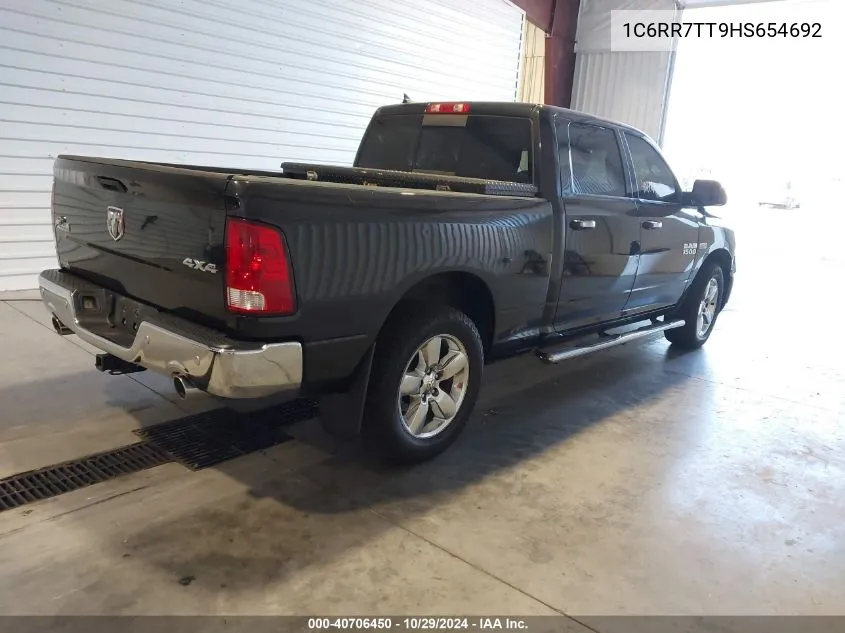 1C6RR7TT9HS654692 2017 Ram 1500 Big Horn 4X4 6'4 Box