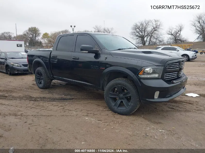 2017 Ram 1500 Sport VIN: 1C6RR7MT7HS525672 Lot: 40716850