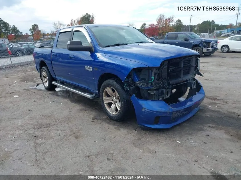 2017 Ram 1500 Sport VIN: 1C6RR7MT6HS536968 Lot: 40722462