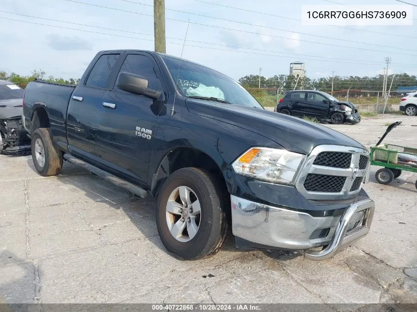 2017 Ram 1500 Slt 4X4 6'4 Box VIN: 1C6RR7GG6HS736909 Lot: 40722868