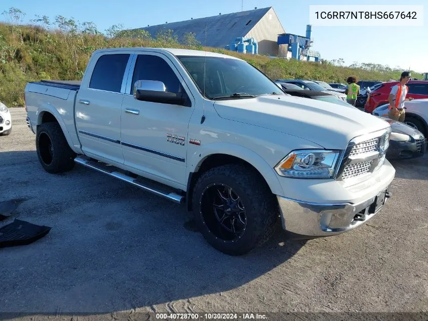 2017 Ram 1500 Laramie 4X4 5'7 Box VIN: 1C6RR7NT8HS667642 Lot: 40728700