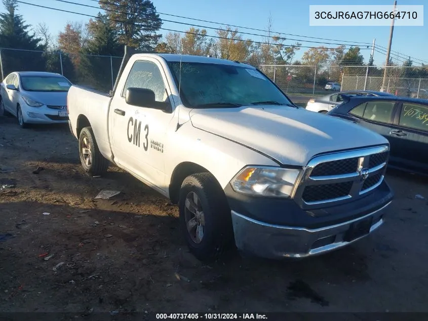 2017 Ram 1500 Tradesman 4X2 6'4 Box VIN: 3C6JR6AG7HG664710 Lot: 40737405