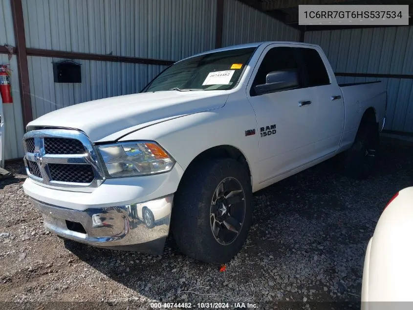 2017 Ram 1500 Slt 4X4 6'4 Box VIN: 1C6RR7GT6HS537534 Lot: 40744482