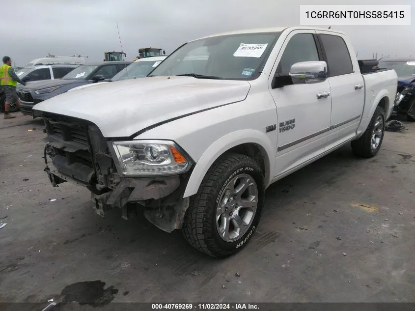 2017 Ram 1500 Laramie 4X2 5'7 Box VIN: 1C6RR6NT0HS585415 Lot: 40769269