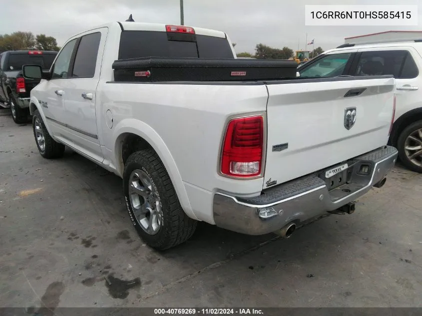 2017 Ram 1500 Laramie 4X2 5'7 Box VIN: 1C6RR6NT0HS585415 Lot: 40769269