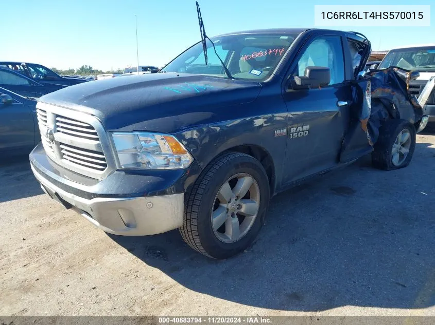 2017 Ram 1500 Lone Star 4X2 5'7 Box VIN: 1C6RR6LT4HS570015 Lot: 40883794