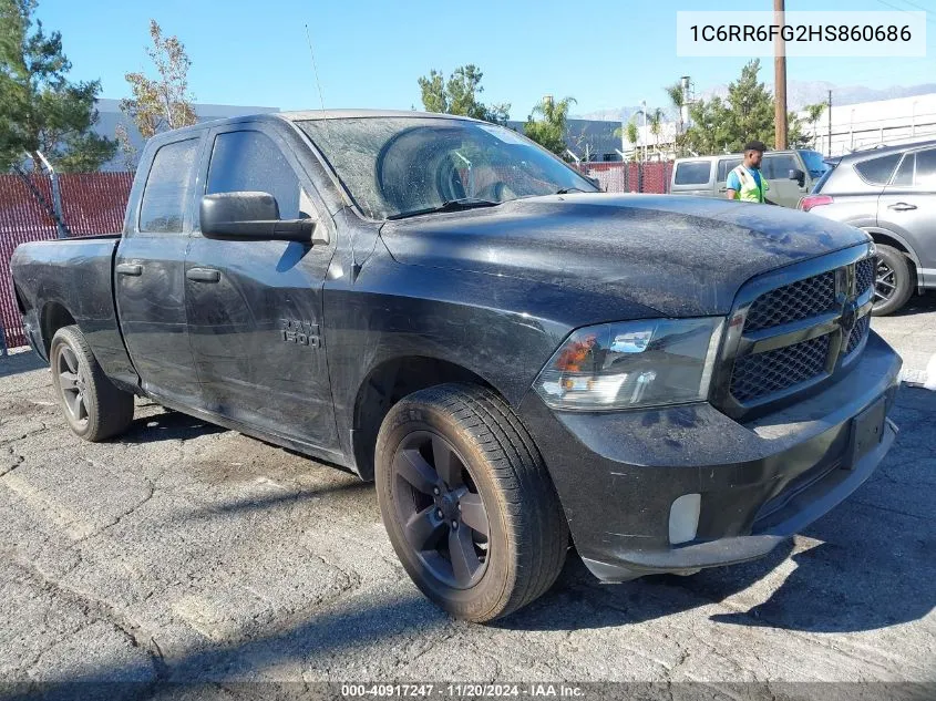 2017 Ram 1500 Express 4X2 6'4 Box VIN: 1C6RR6FG2HS860686 Lot: 40917247