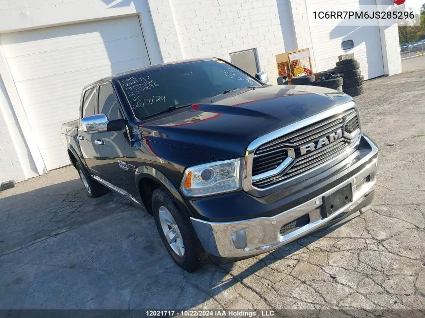 2018 Ram 1500 Longhorn VIN: 1C6RR7PM6JS285296 Lot: 12021717