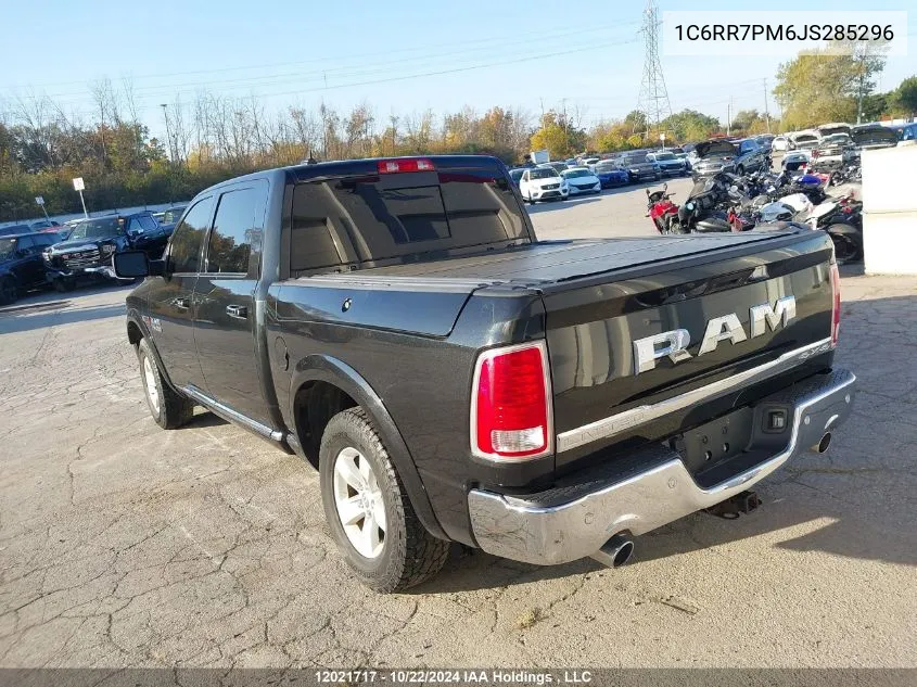 2018 Ram 1500 Longhorn VIN: 1C6RR7PM6JS285296 Lot: 12021717