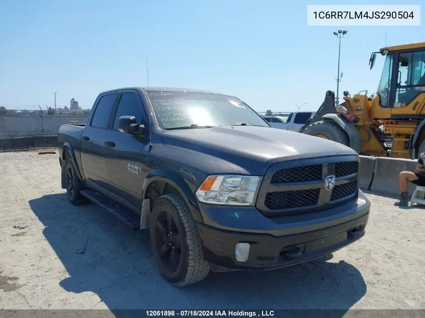 2018 Ram 1500 Slt VIN: 1C6RR7LM4JS290504 Lot: 12051898