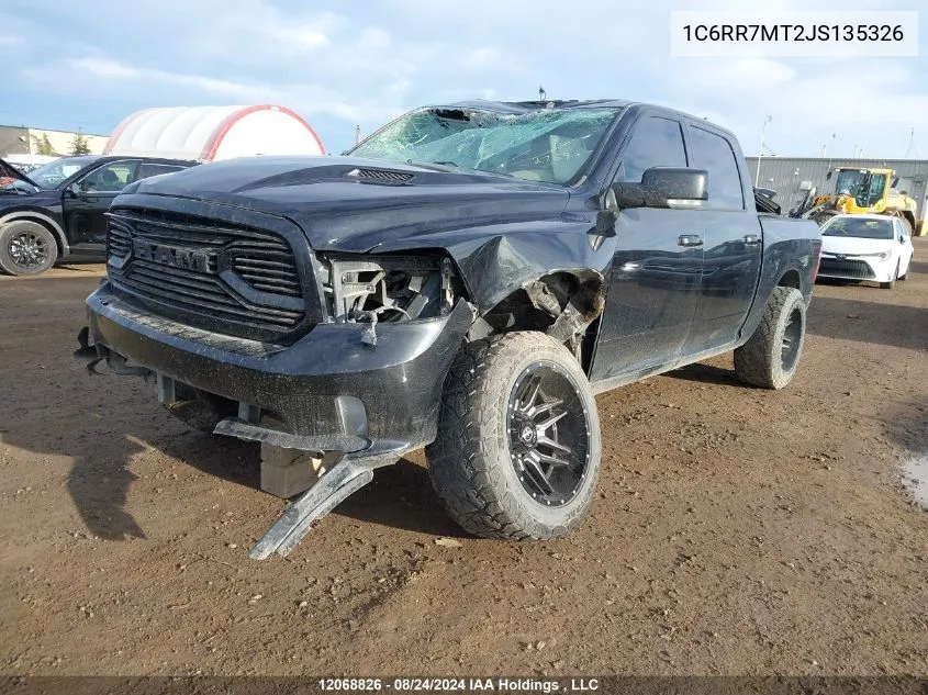 1C6RR7MT2JS135326 2018 Ram 1500 Sport