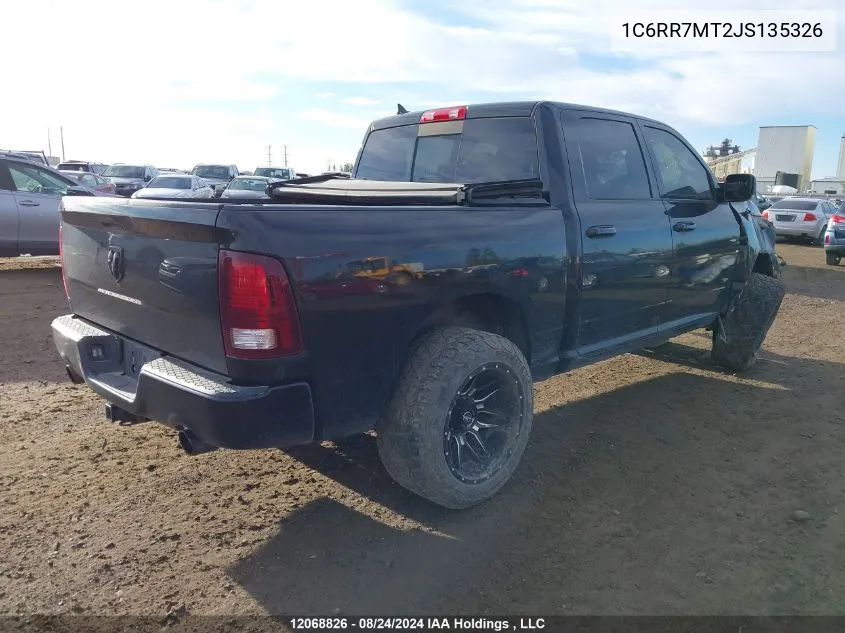 1C6RR7MT2JS135326 2018 Ram 1500 Sport