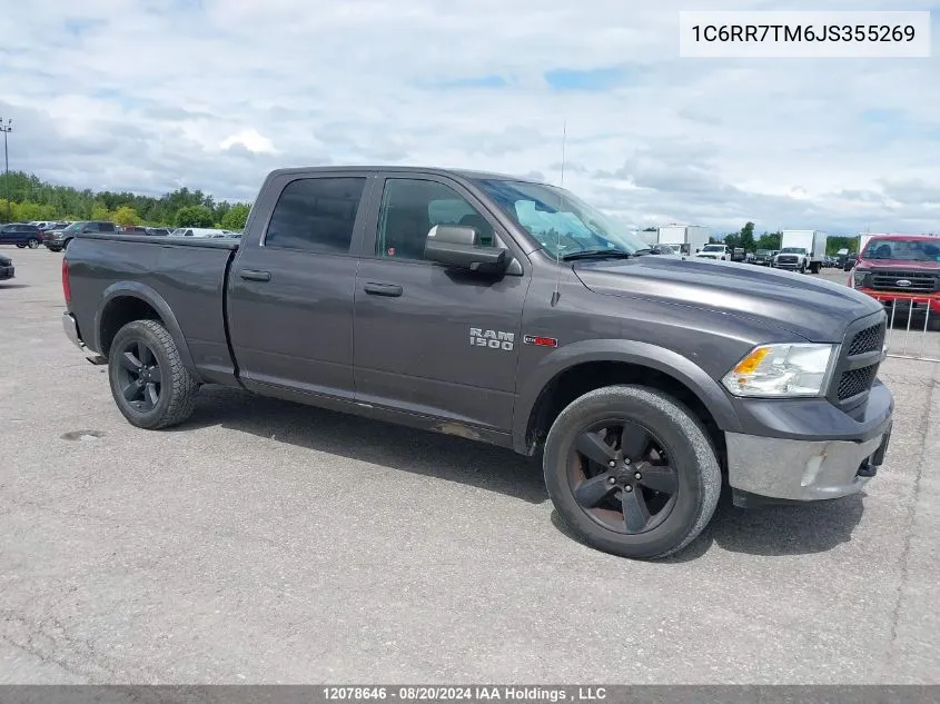 2018 Ram 1500 Slt VIN: 1C6RR7TM6JS355269 Lot: 12078646