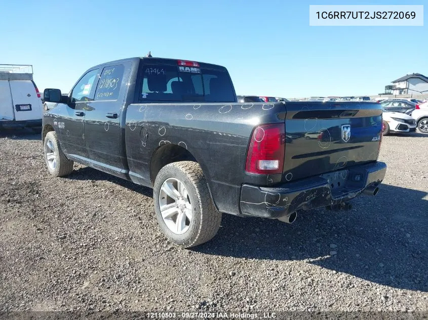 2018 Ram 1500 Sport VIN: 1C6RR7UT2JS272069 Lot: 12110503