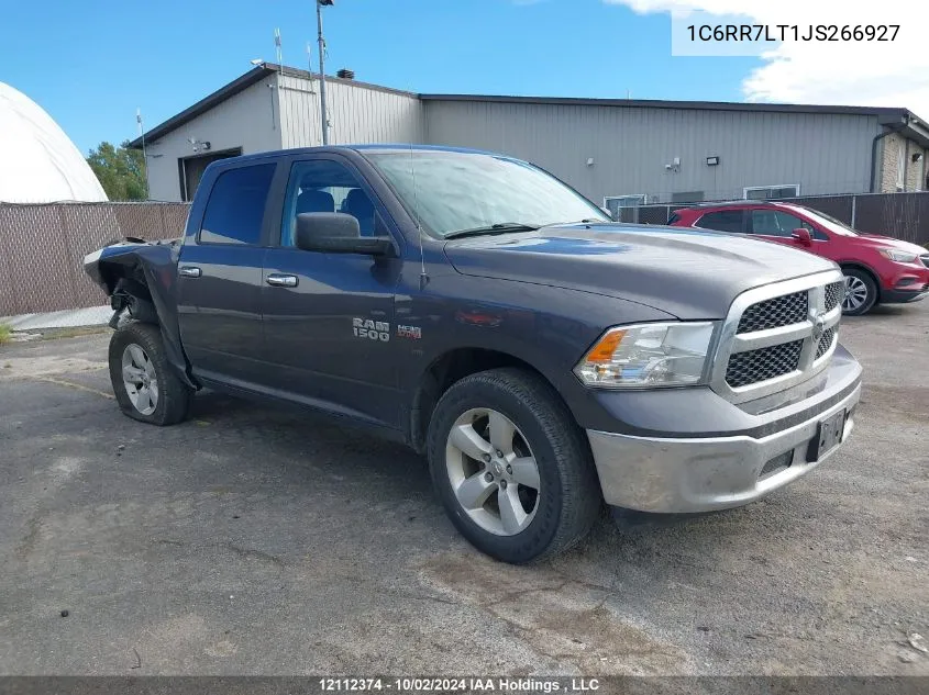 2018 Ram 1500 Slt VIN: 1C6RR7LT1JS266927 Lot: 12112374