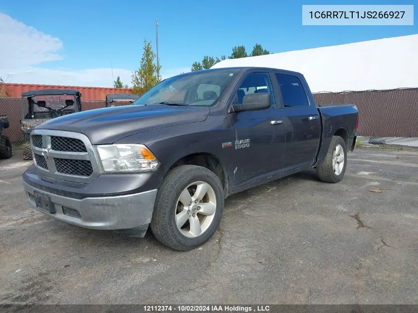 2018 Ram 1500 Slt VIN: 1C6RR7LT1JS266927 Lot: 12112374