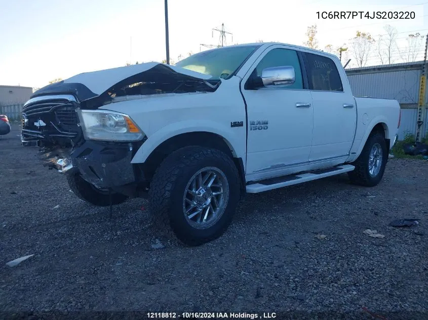 1C6RR7PT4JS203220 2018 Ram 1500 Longhorn