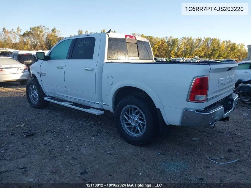 1C6RR7PT4JS203220 2018 Ram 1500 Longhorn