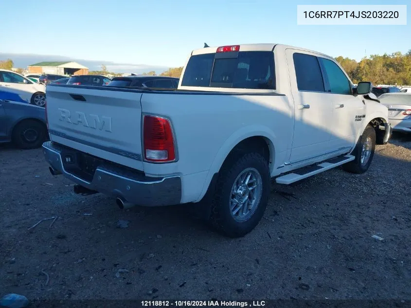 1C6RR7PT4JS203220 2018 Ram 1500 Longhorn