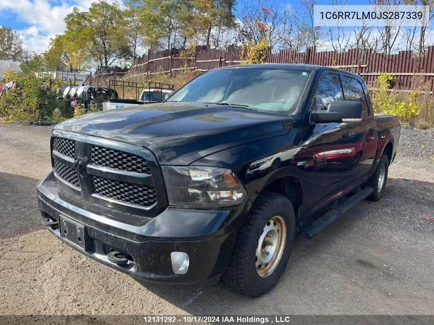 2018 Ram 1500 Slt VIN: 1C6RR7LM0JS287339 Lot: 12131292