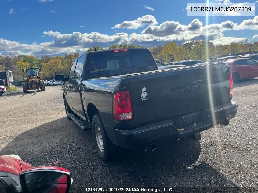 2018 Ram 1500 Slt VIN: 1C6RR7LM0JS287339 Lot: 12131292