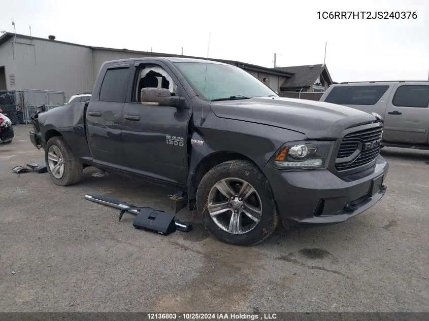 2018 Ram 1500 Sport VIN: 1C6RR7HT2JS240376 Lot: 12136803