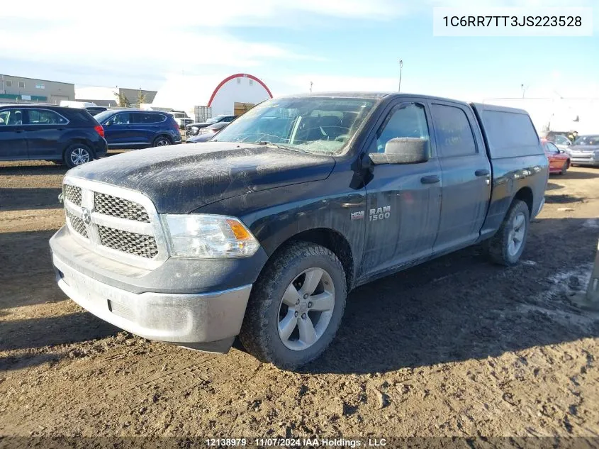 2018 Ram 1500 Slt VIN: 1C6RR7TT3JS223528 Lot: 12138979