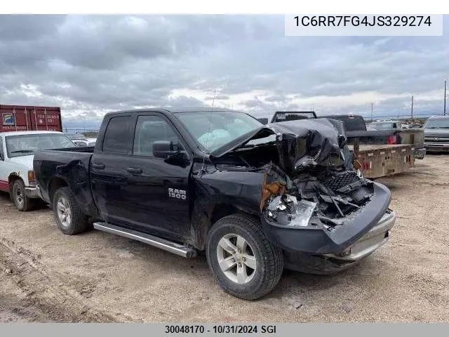 2018 Ram 1500 St VIN: 1C6RR7FG4JS329274 Lot: 30048170